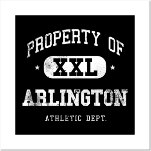 Arlington Vintage Distressed College Property XXL Posters and Art